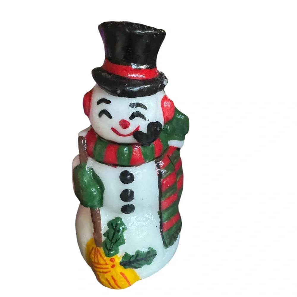 Deadstock 1970s Interpur,‎ Made in Korea, Set of 4 5” Tall Holiday Candles